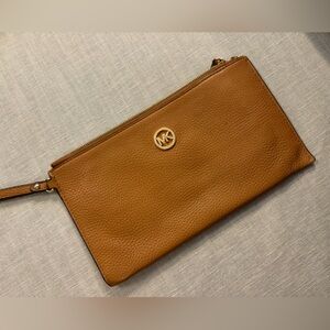 Leather Michael Kors Wristlet/Clutch